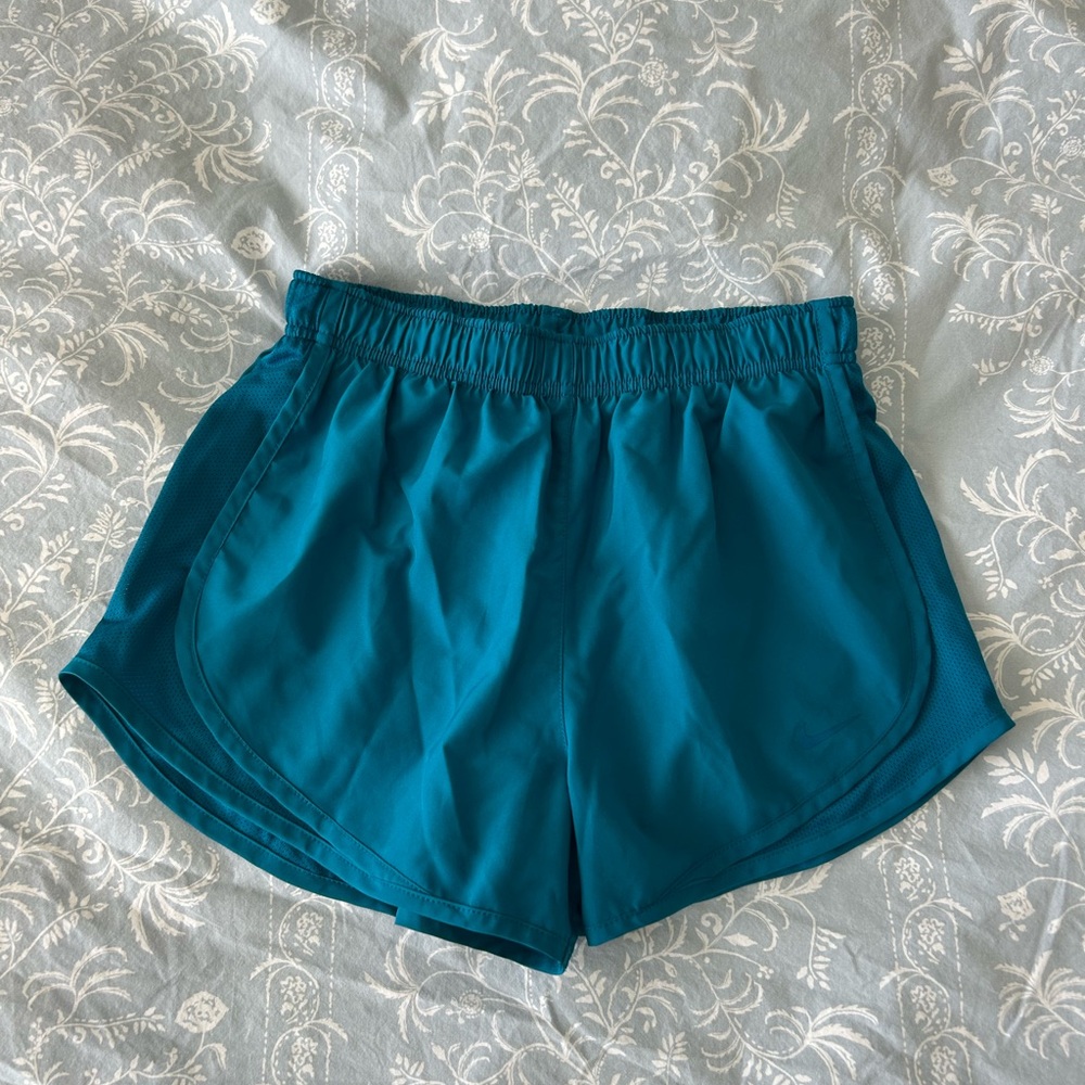 Small Nike Blue Athletic Shorts Lightweight Elastic Waist Dri Fit